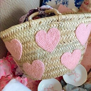NWT Loveshackfancy Store Exclusive Heart Basket